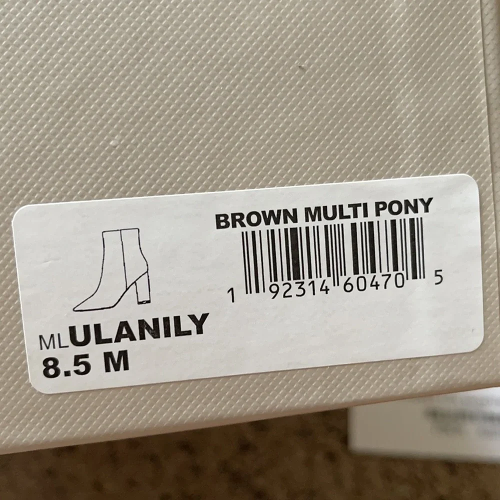 Marc Fisher LTF Ulanily Calf Hair Boot 8.5 - Picture 4 of 8